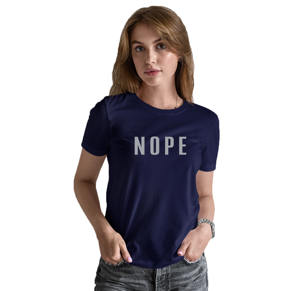 Nope Women's T-shirt | Navy