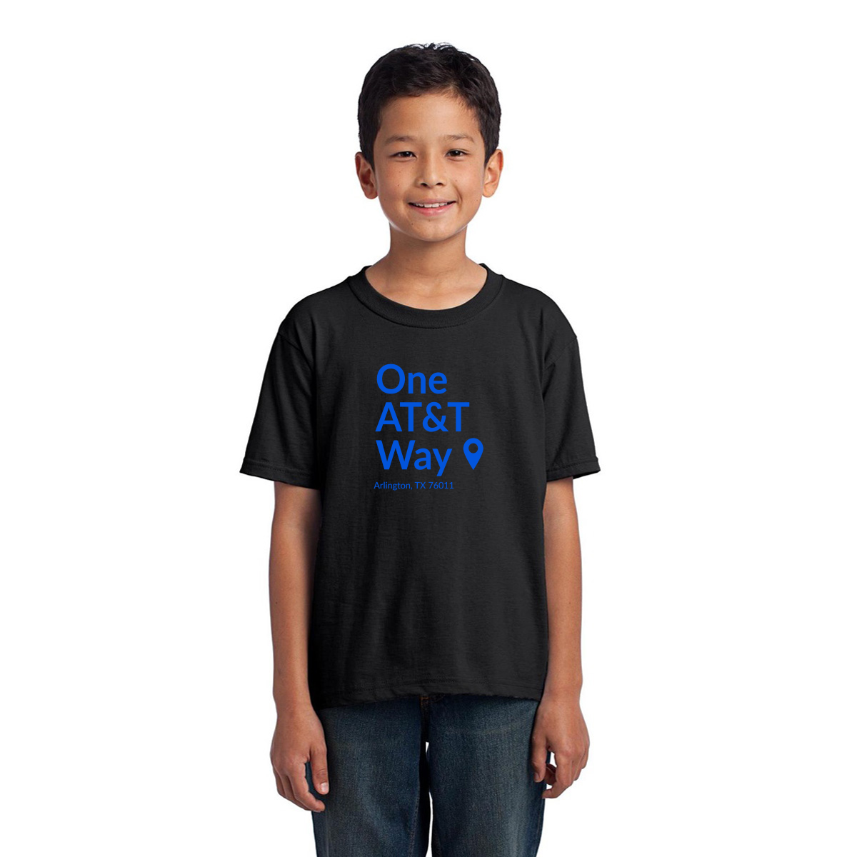 Dallas Football Stadium  Kids T-shirt | Black