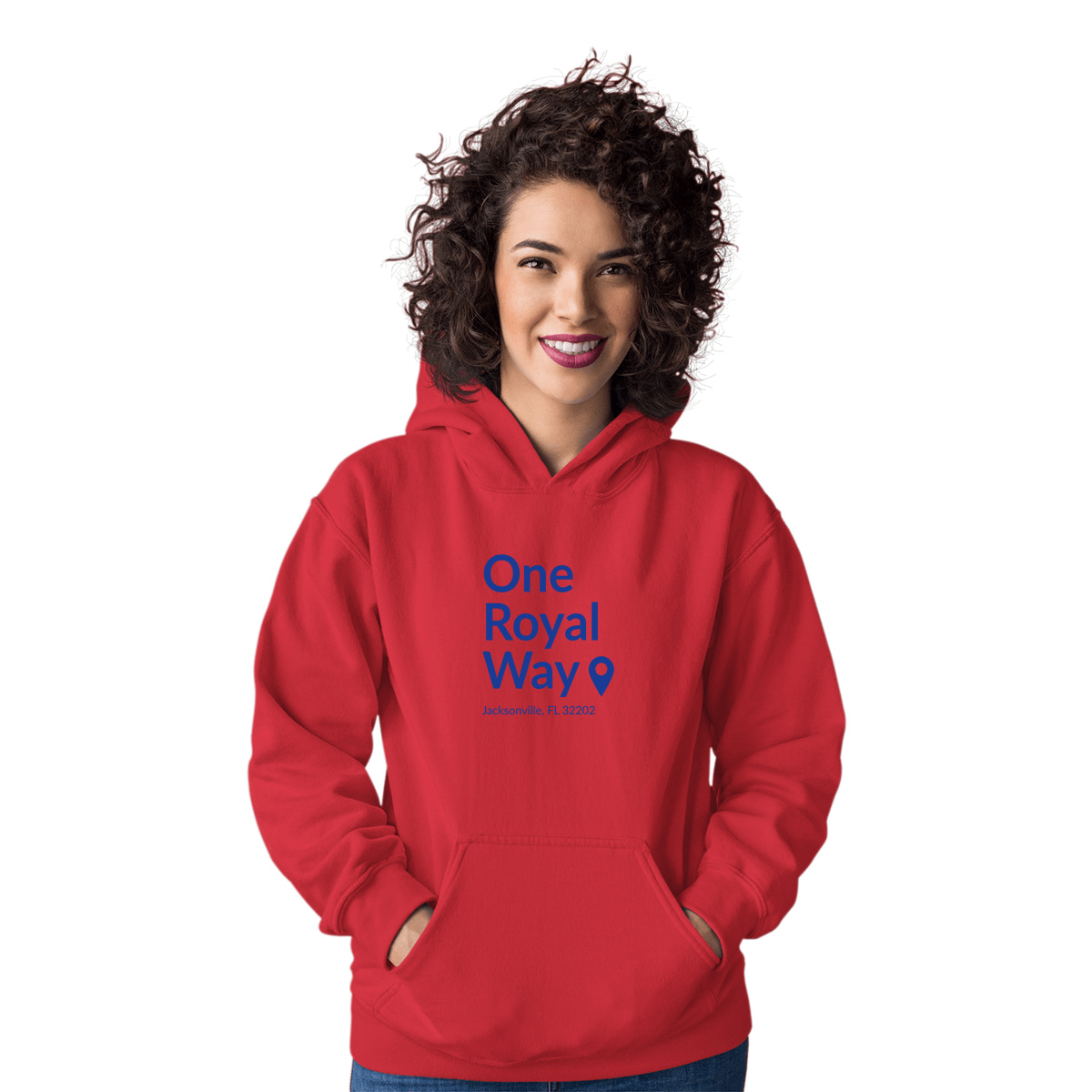 Kansas City Baseball Stadium Unisex Hoodie | Red