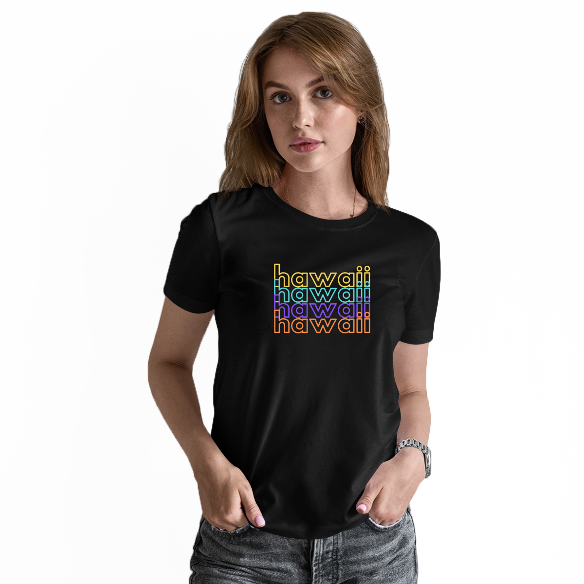 Hawaii Women's T-shirt | Black