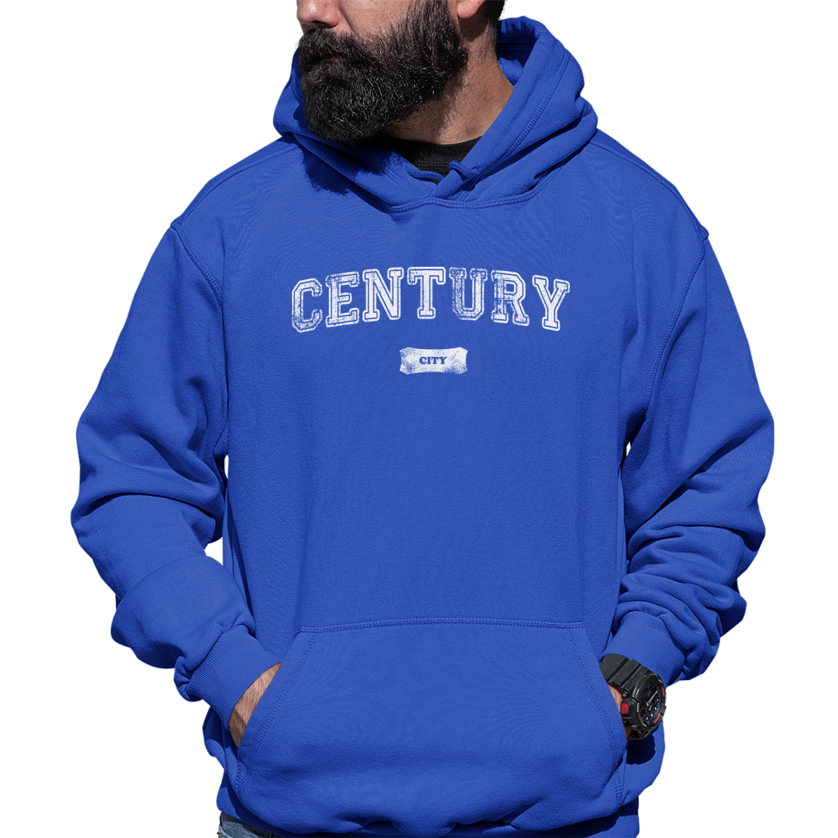 Century City Represent Unisex Hoodie | Blue