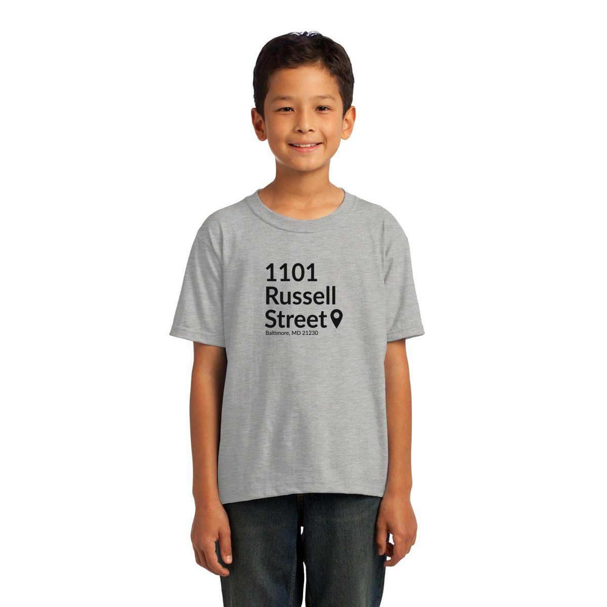 Baltimore Football Stadium Toddler T-shirt | Gray