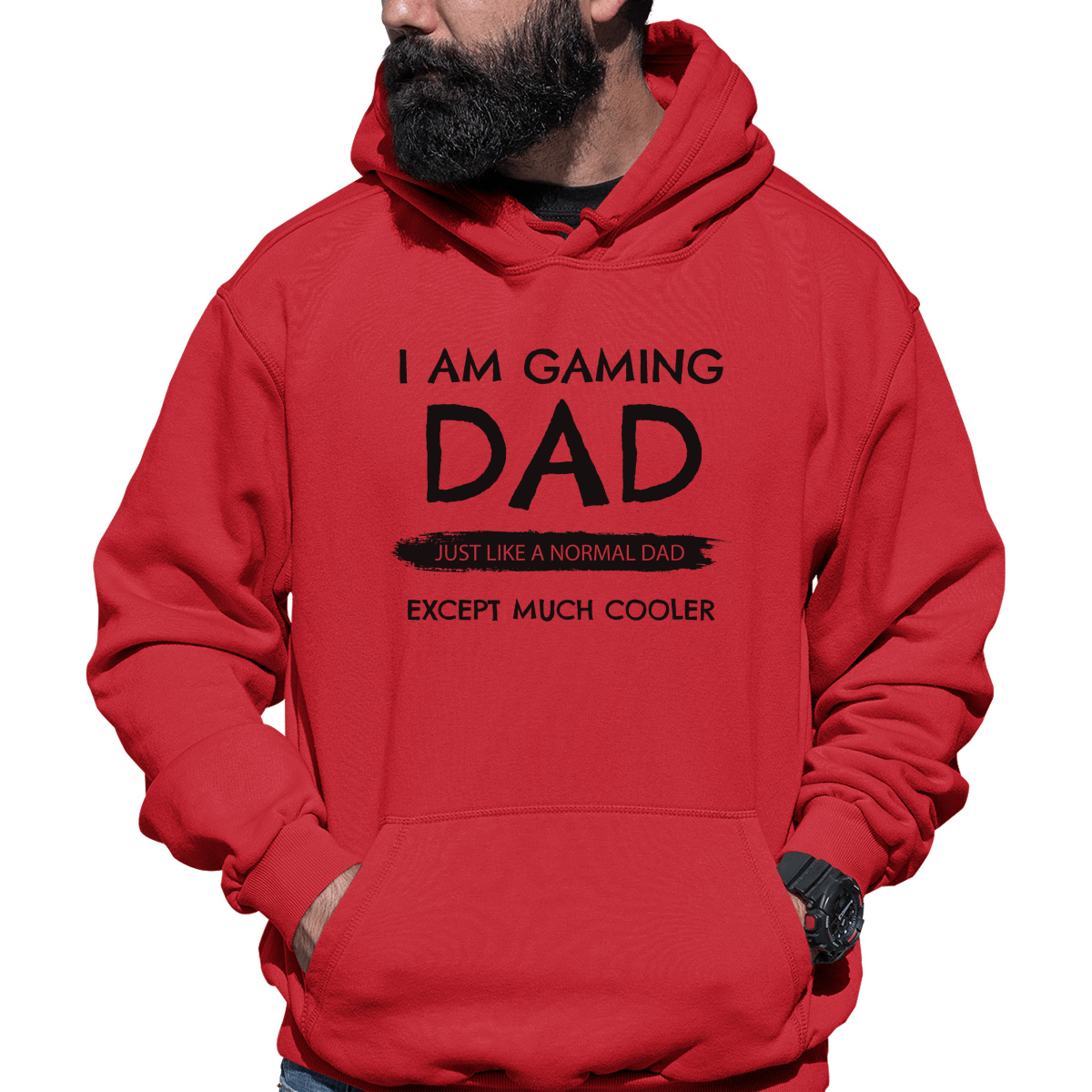 I'm a Gaming Dad Unisex Hoodie | Red