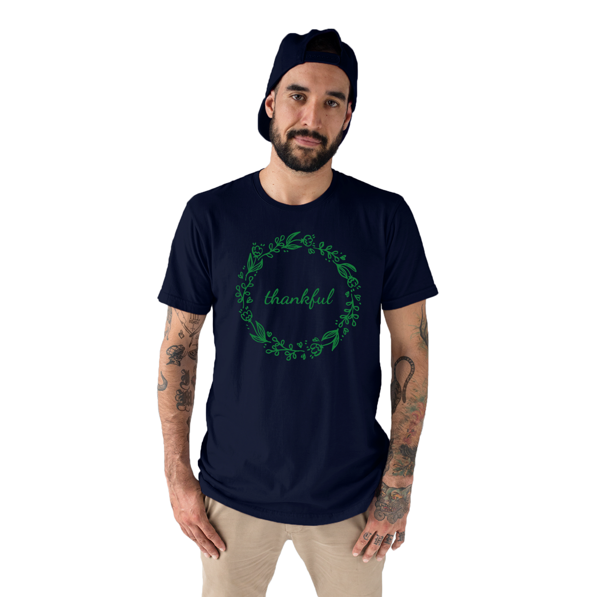 Thankful Men's T-shirt | Navy