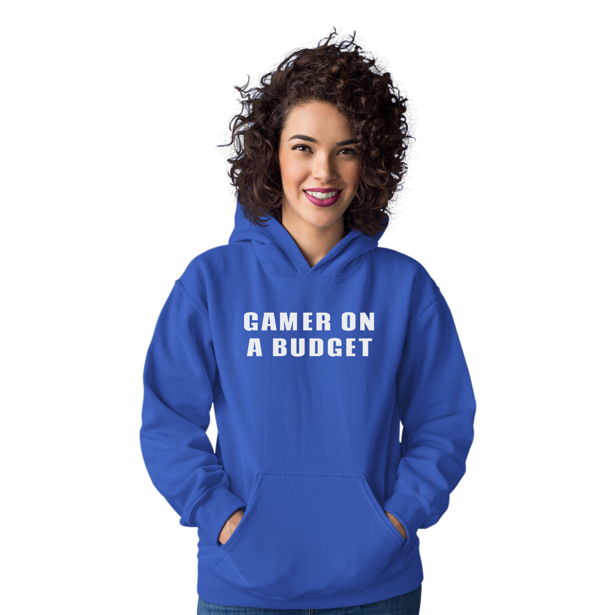 Gamer On A Budget Unisex Hoodie | Blue