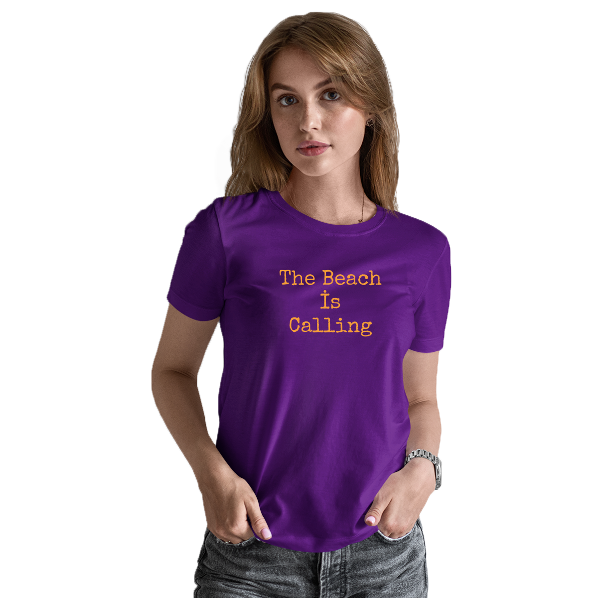 Beach Women's T-shirt | Purple