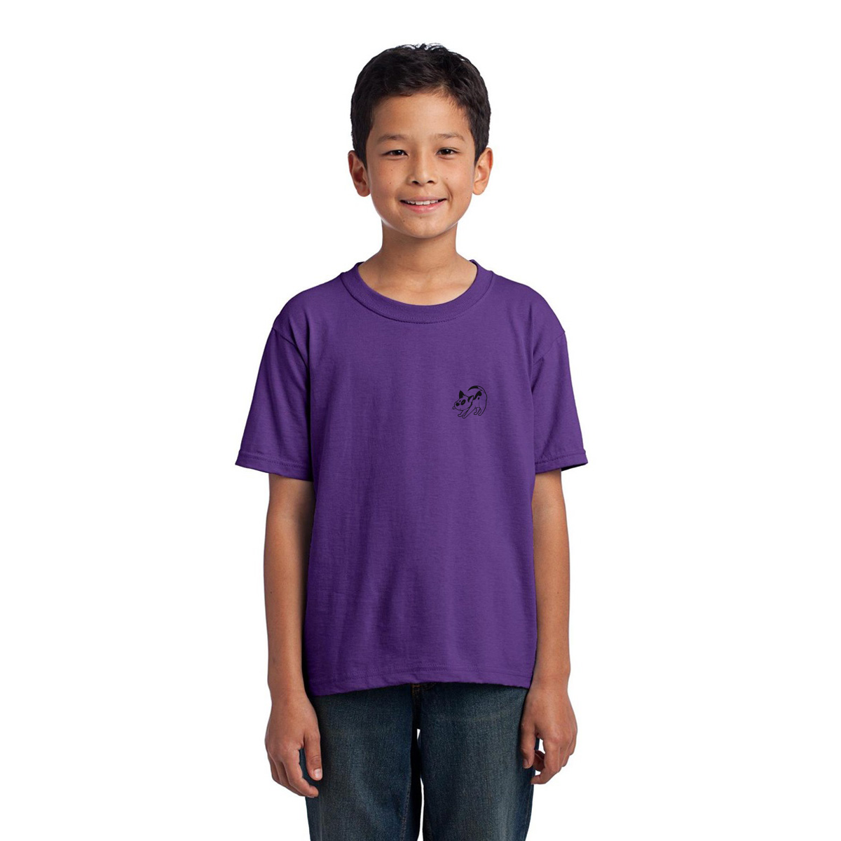 Bull Terrier  Kids T-shirt | Purple