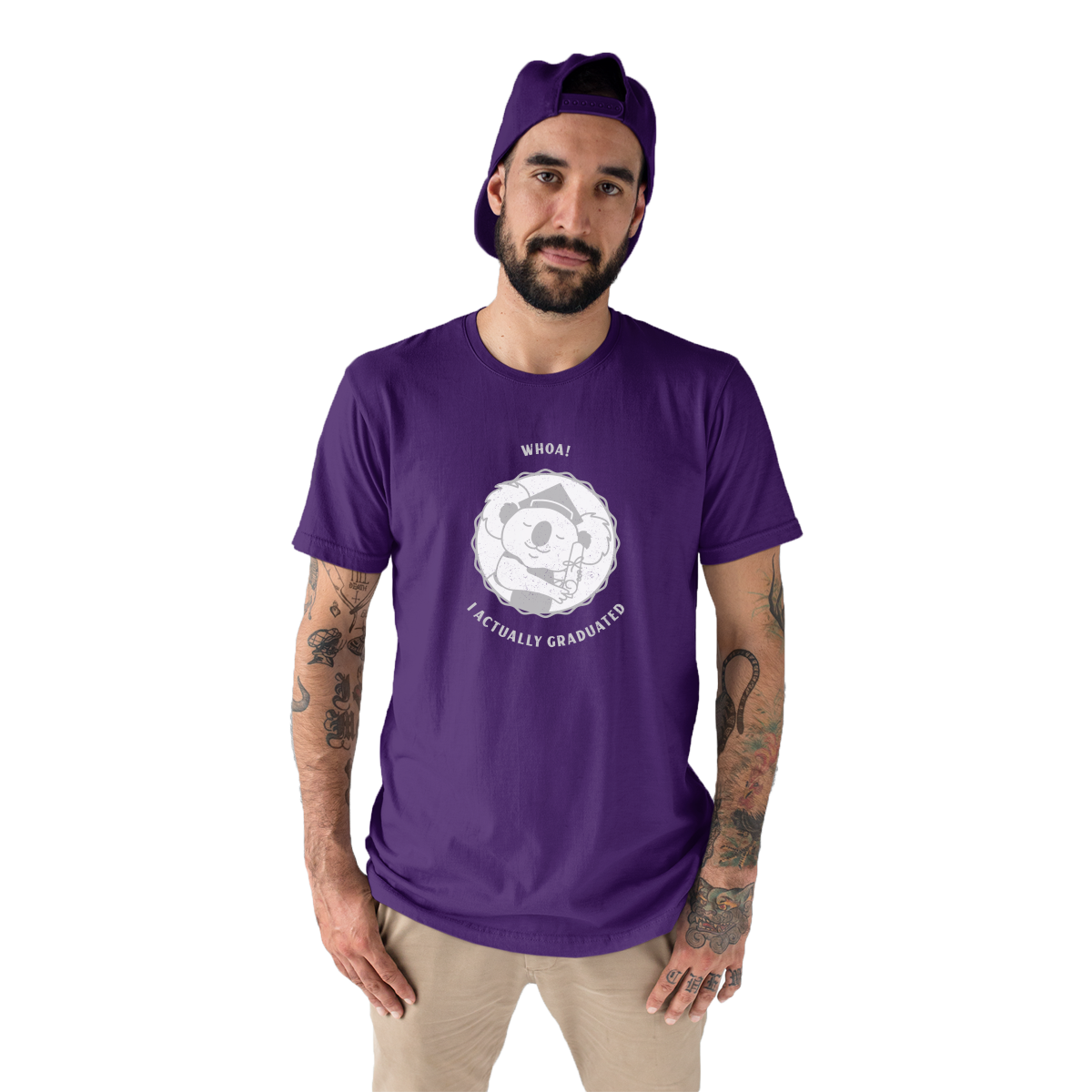 School-4 Men's T-shirt | Purple