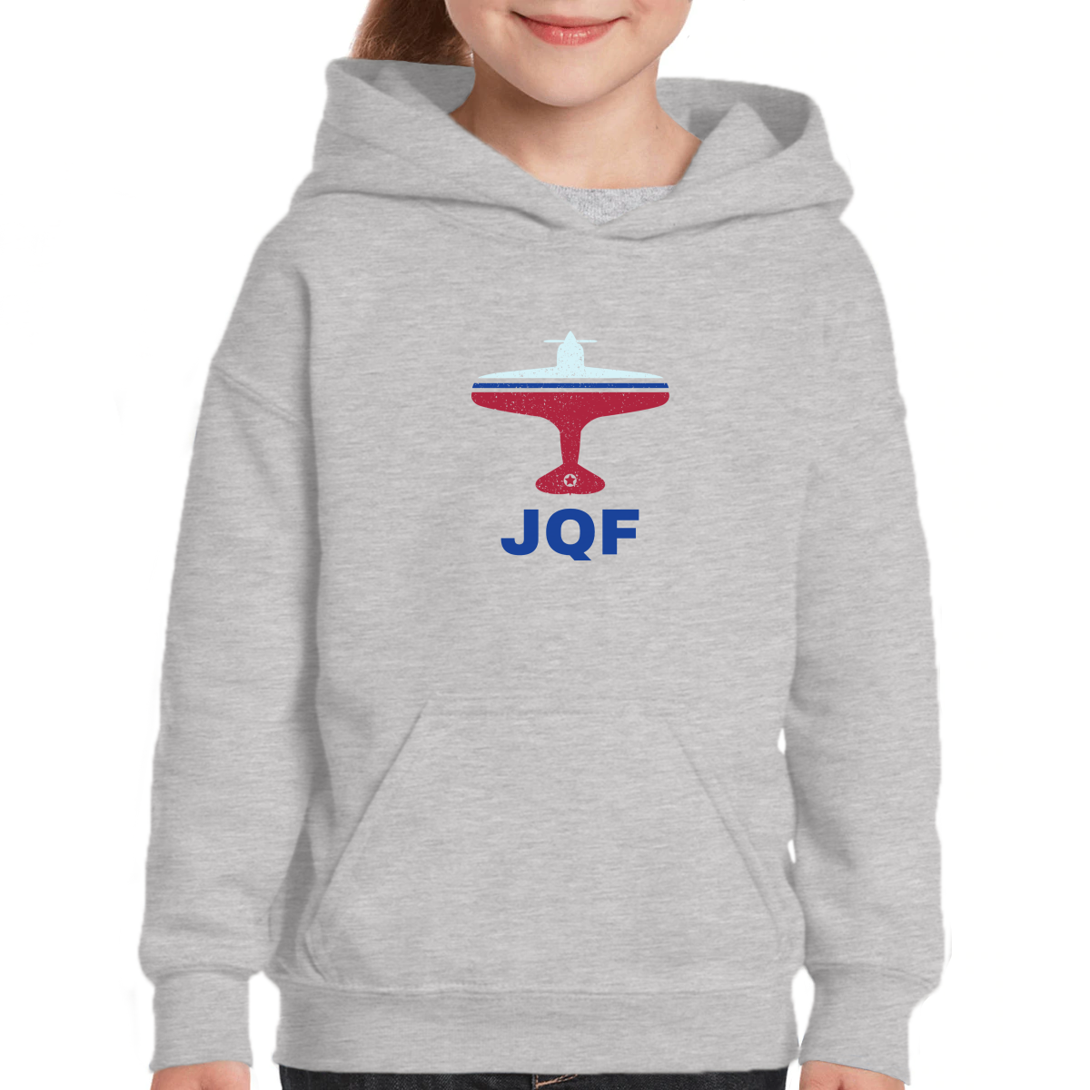 Fly Concord JQF Airport Kids Hoodie | Gray