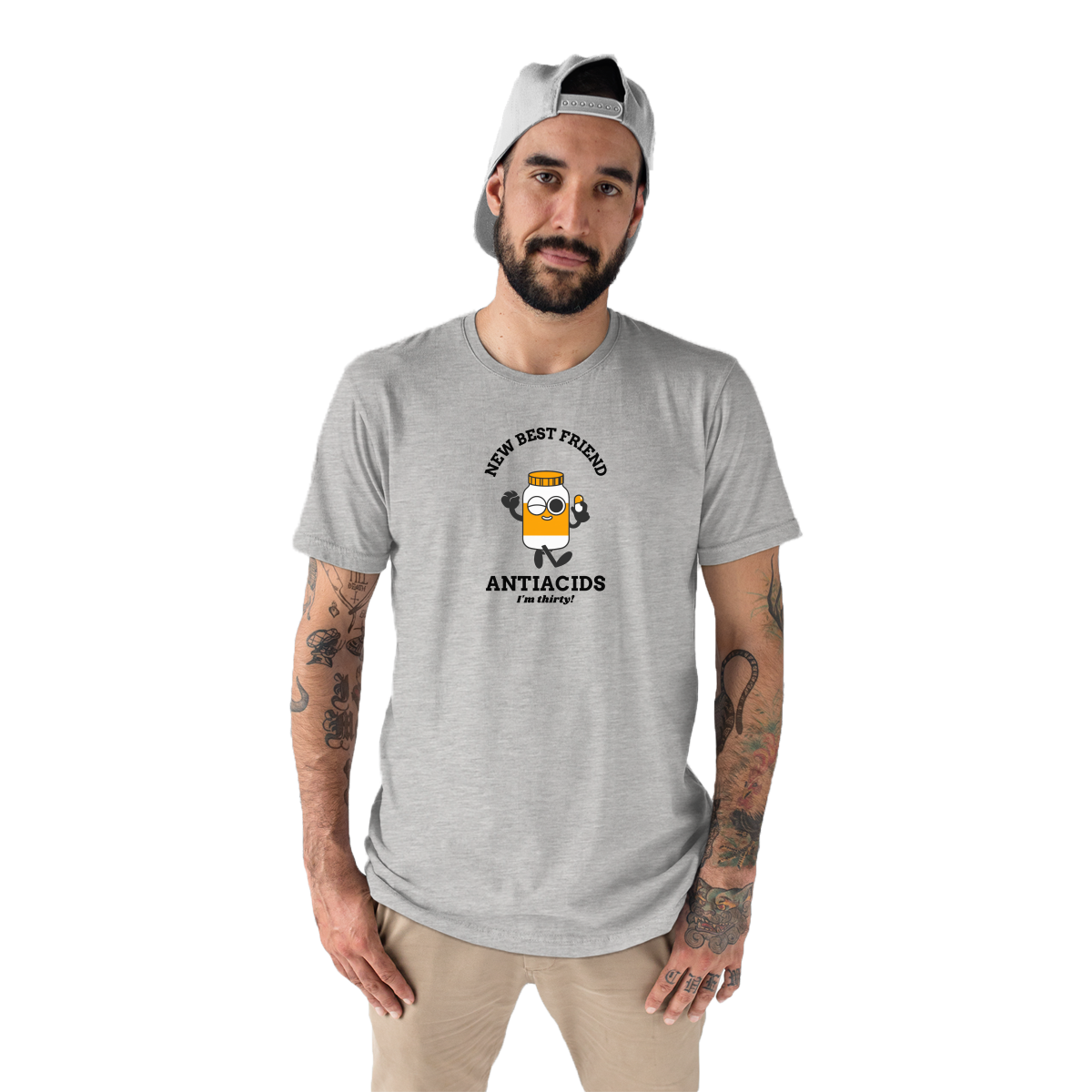 New Best Friend Men's T-shirt | Gray