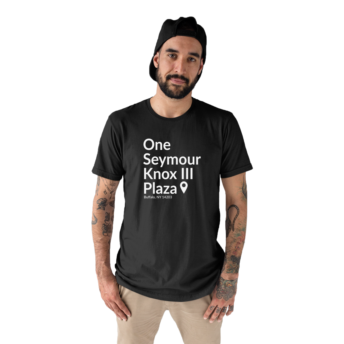 Buffalo Hockey Stadium Men's T-shirt | Black