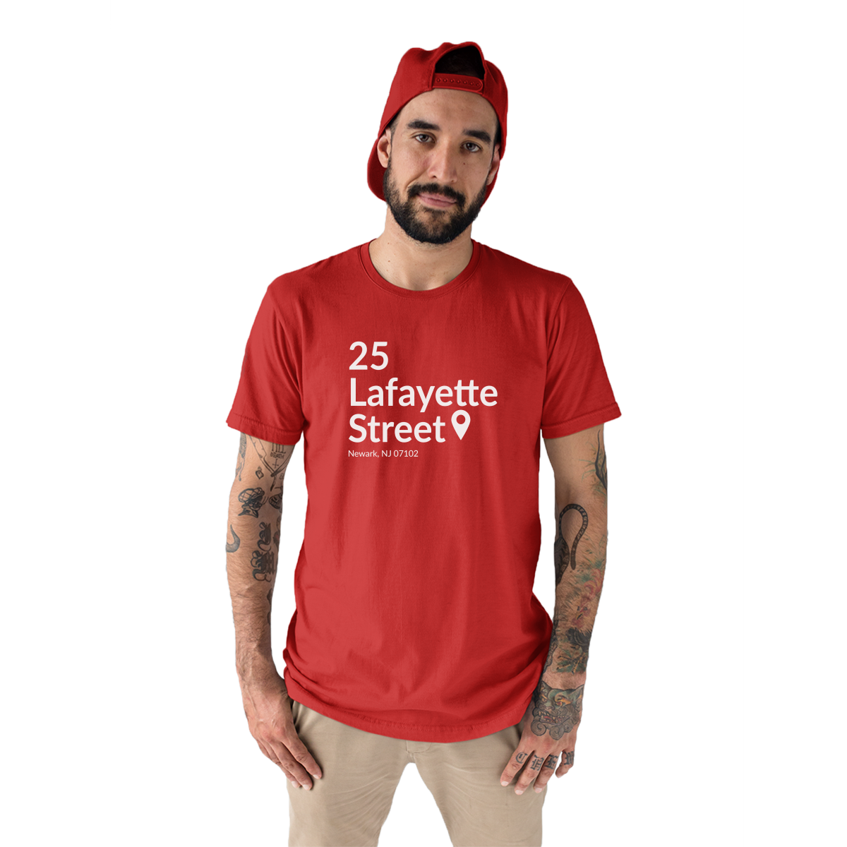 New Jersey Hockey Stadium Men's T-shirt | Red