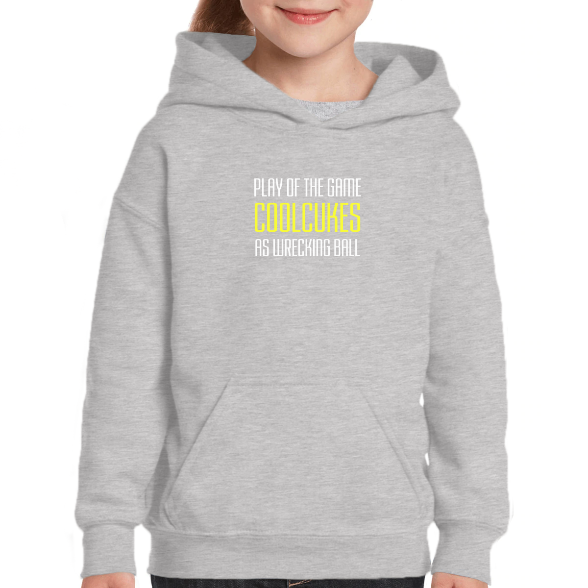 Play of the Game Kids Hoodie | Gray