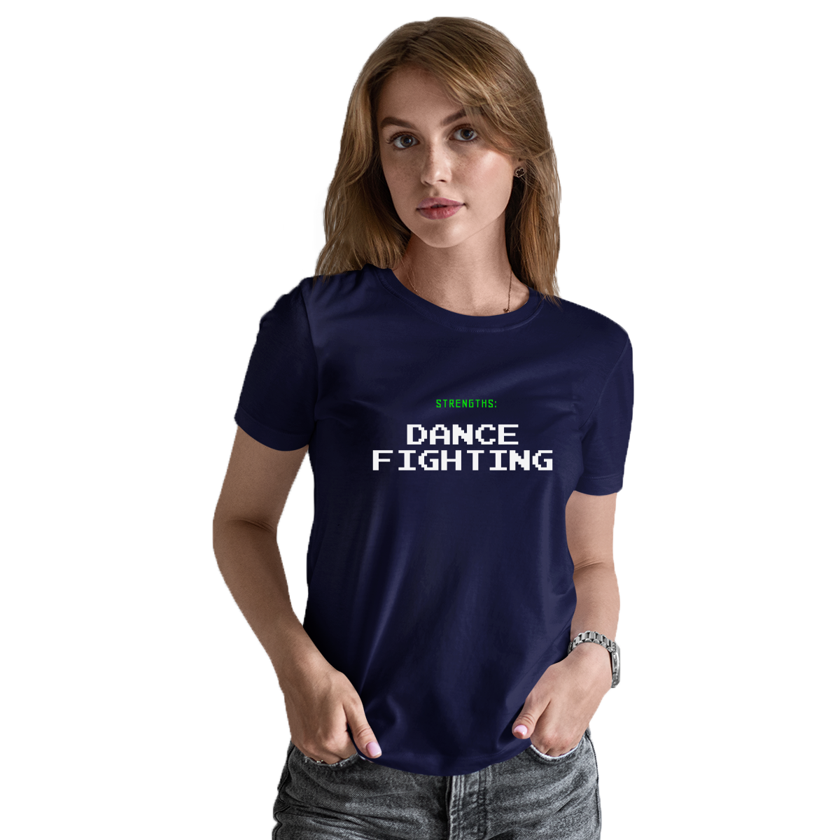 Strengths Dance Fighting  Women's T-shirt | Navy