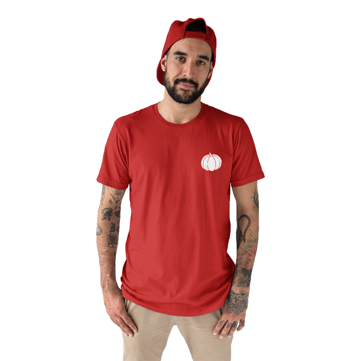 Pumpkin Pocket Men's T-shirt | Red