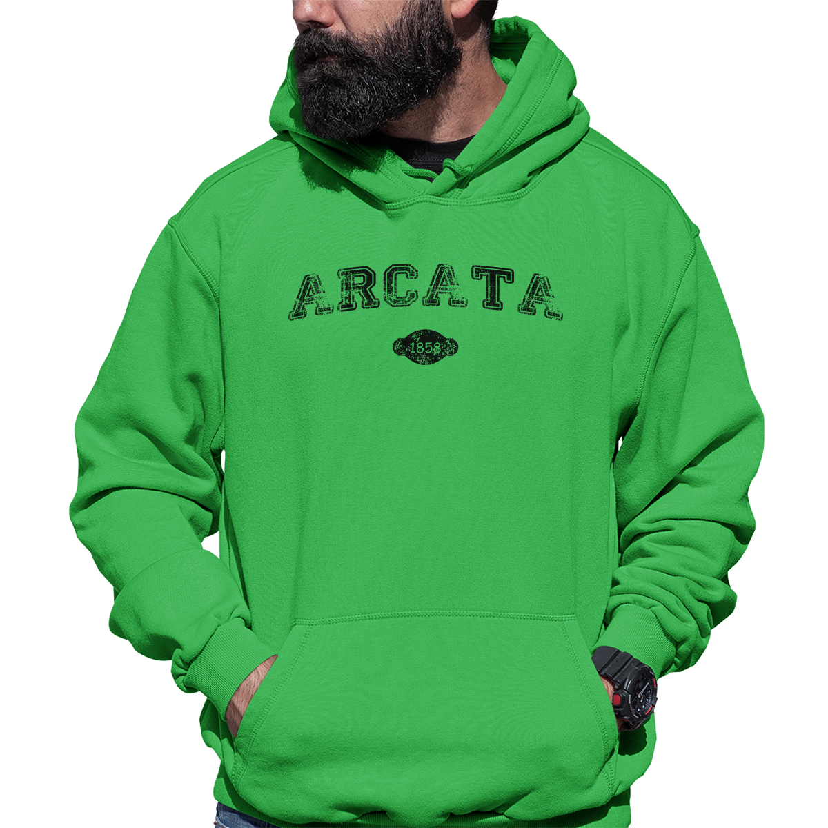 Arcata 1858 Represent Unisex Hoodie | Green