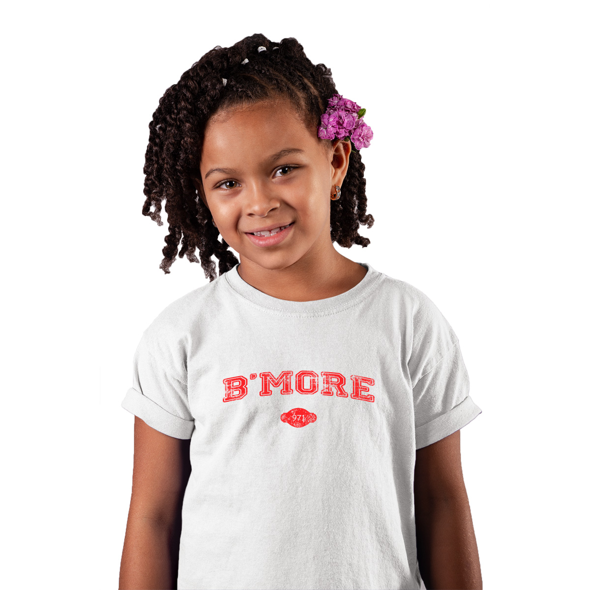 B'more 1729 Represent Toddler T-shirt | White