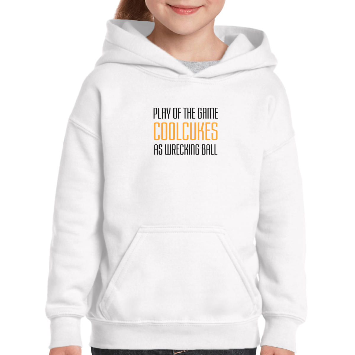 Play of the Game Kids Hoodie | White