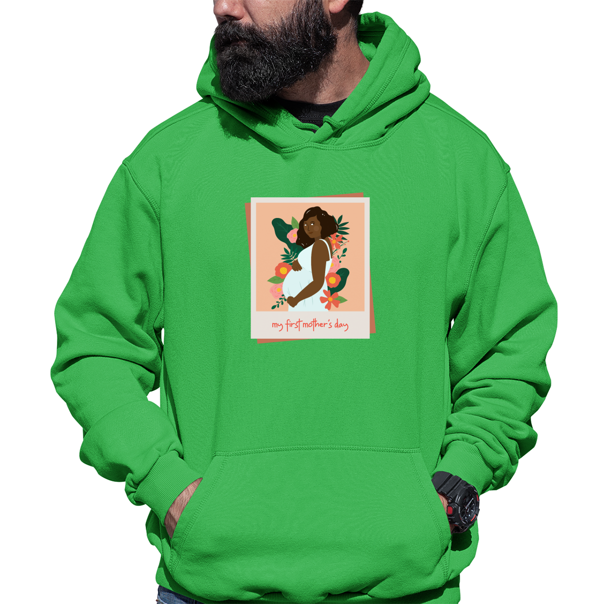 My First Mother's day Unisex Hoodie | Green