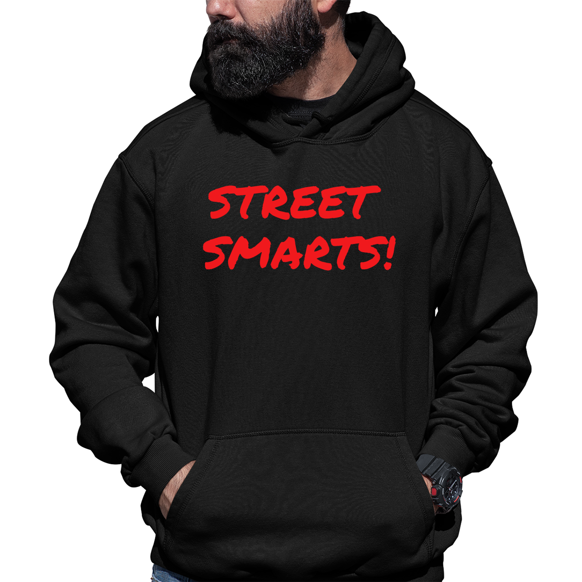 Street Smarts  Unisex Hoodie | Black