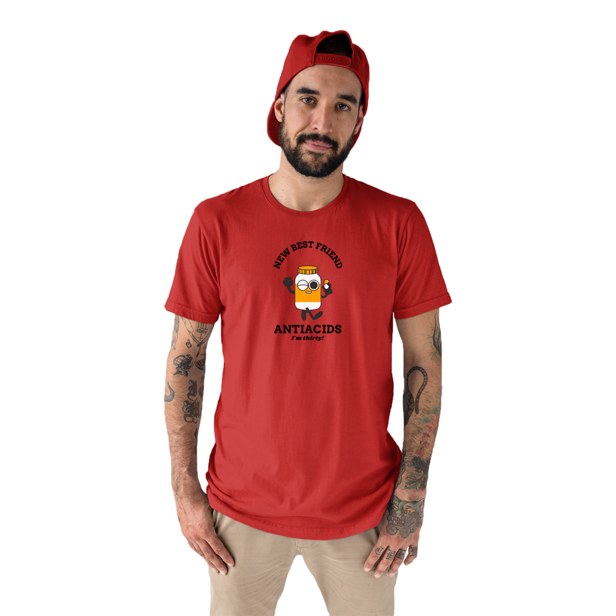 New Best Friend Men's T-shirt | Red