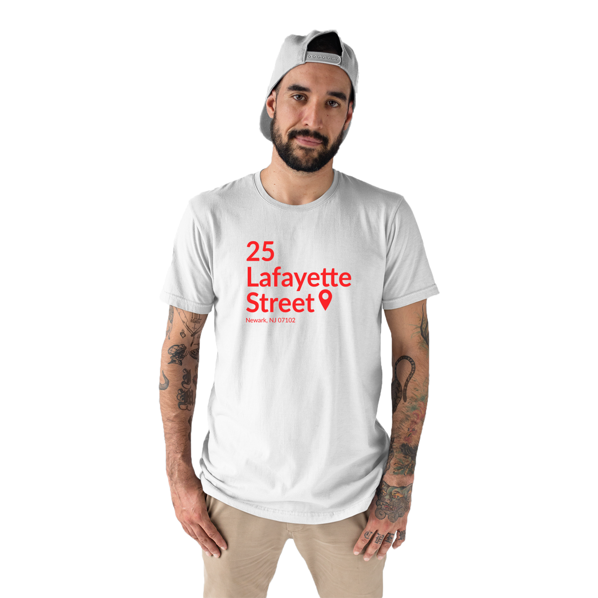 New Jersey Hockey Stadium Men's T-shirt | White