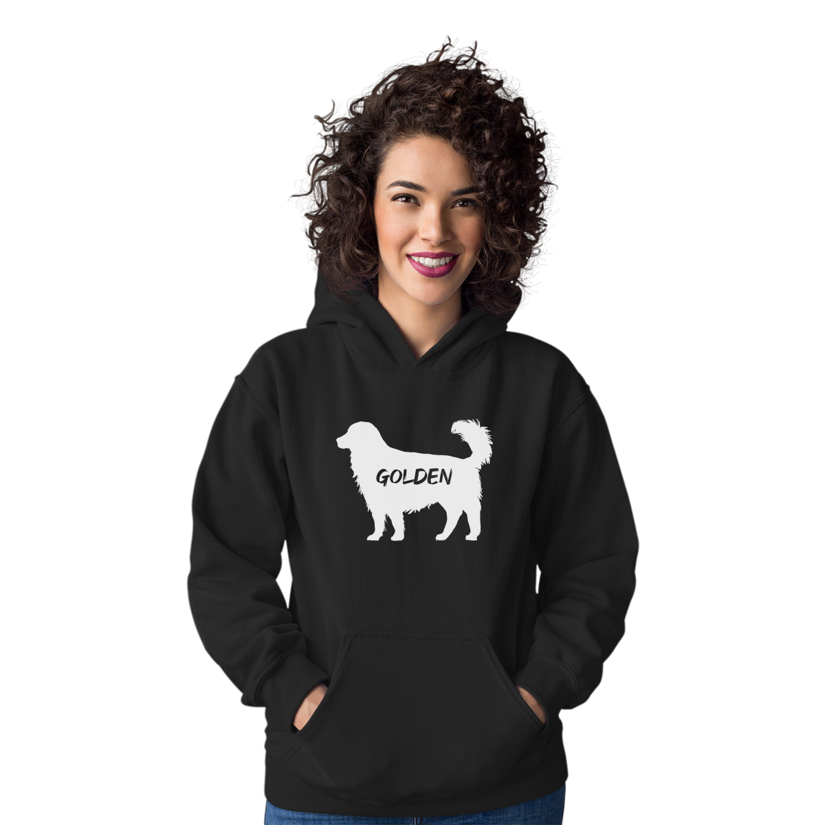 Golden Retriever  Unisex Hoodie | Black