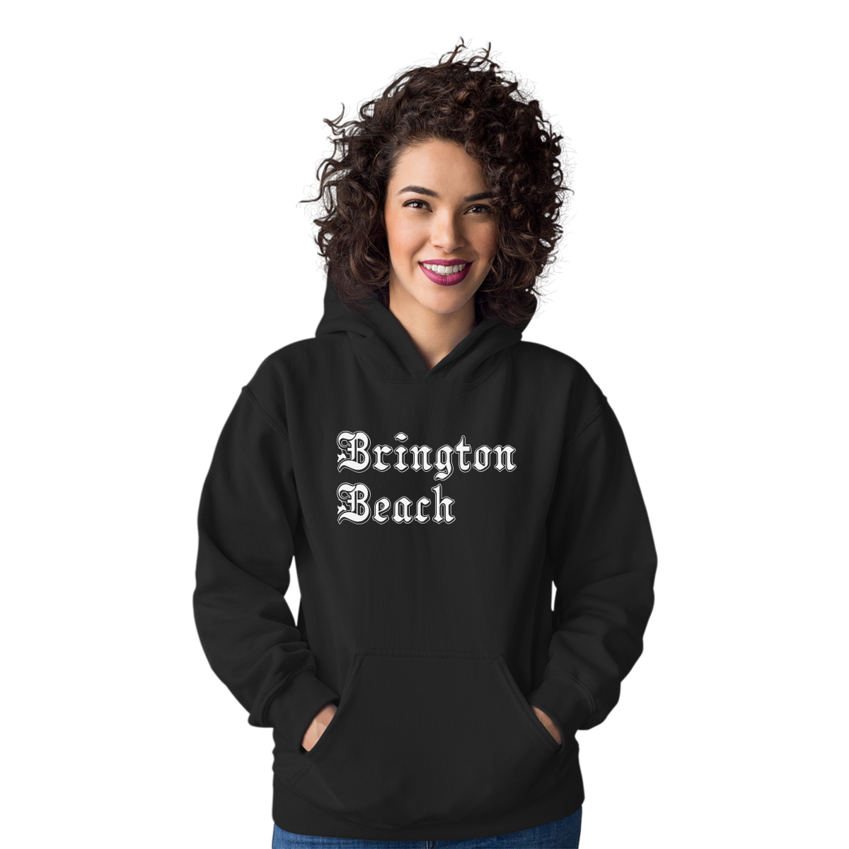 Brighton Beach Gothic Represent Unisex Hoodie | Black