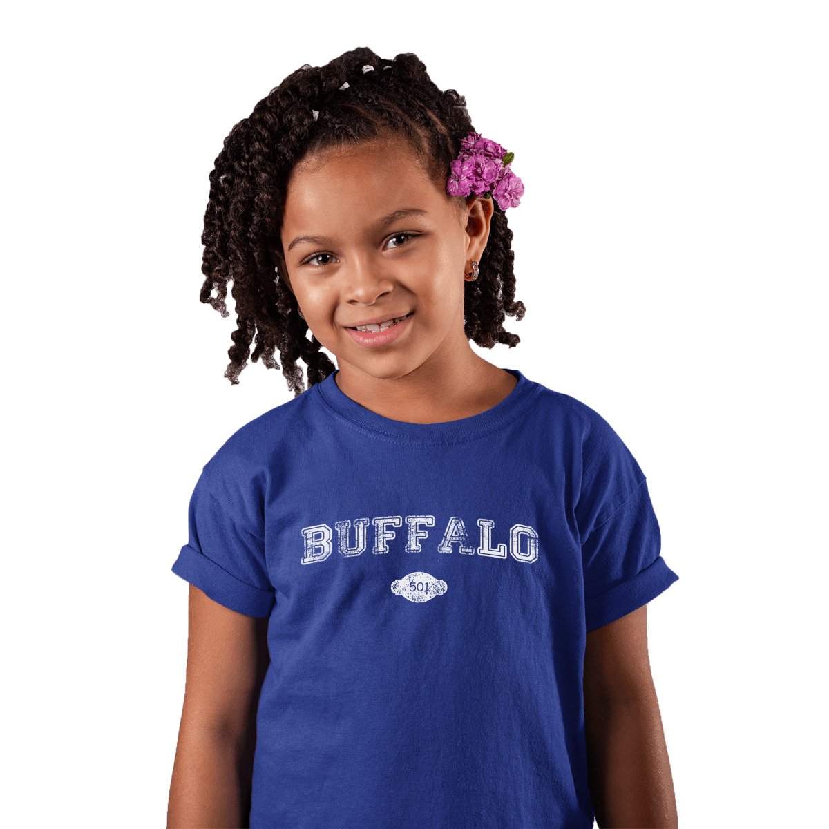 Buffalo 1801 Represent Kids T-shirt | Blue