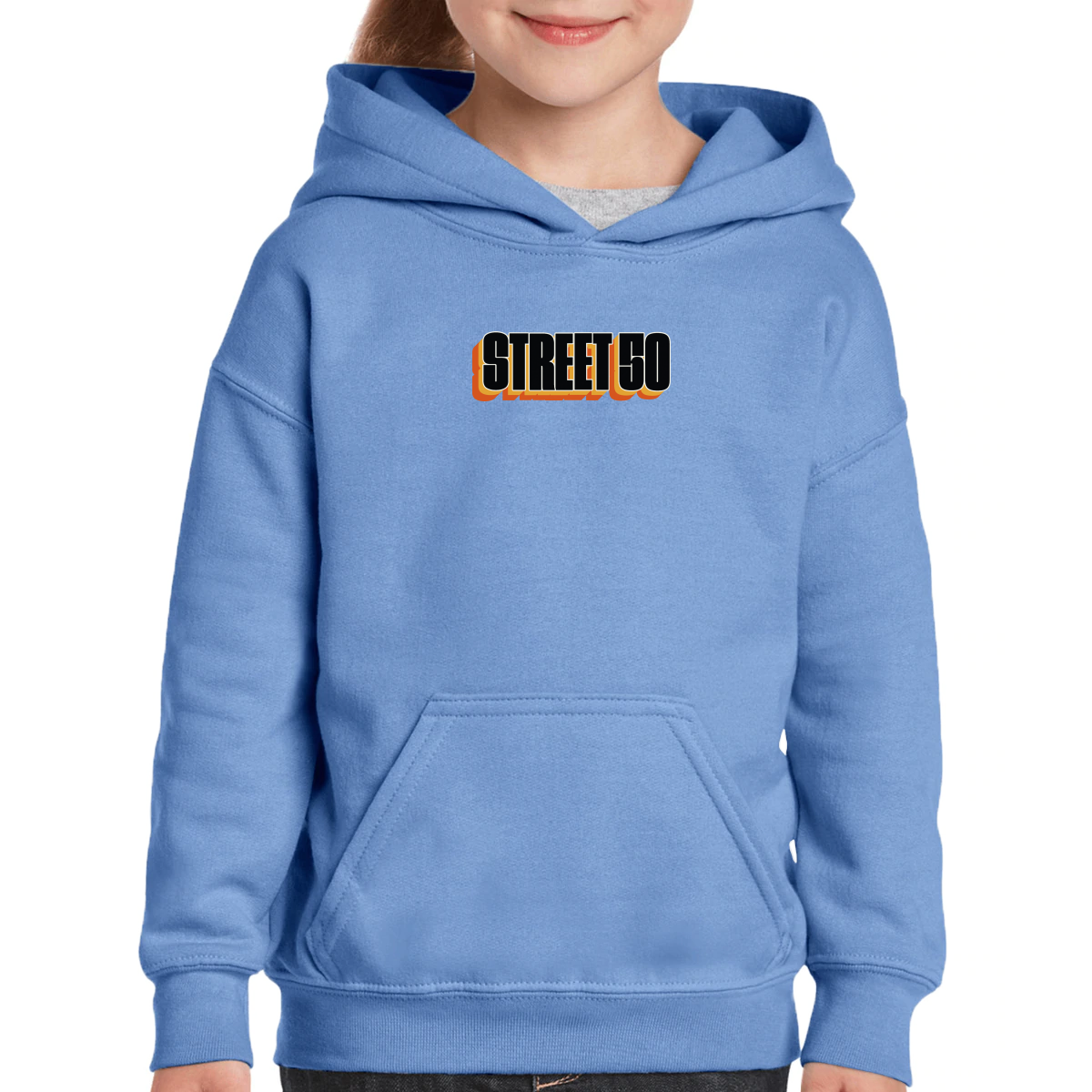 Warm 50  Kids Hoodie | Blue