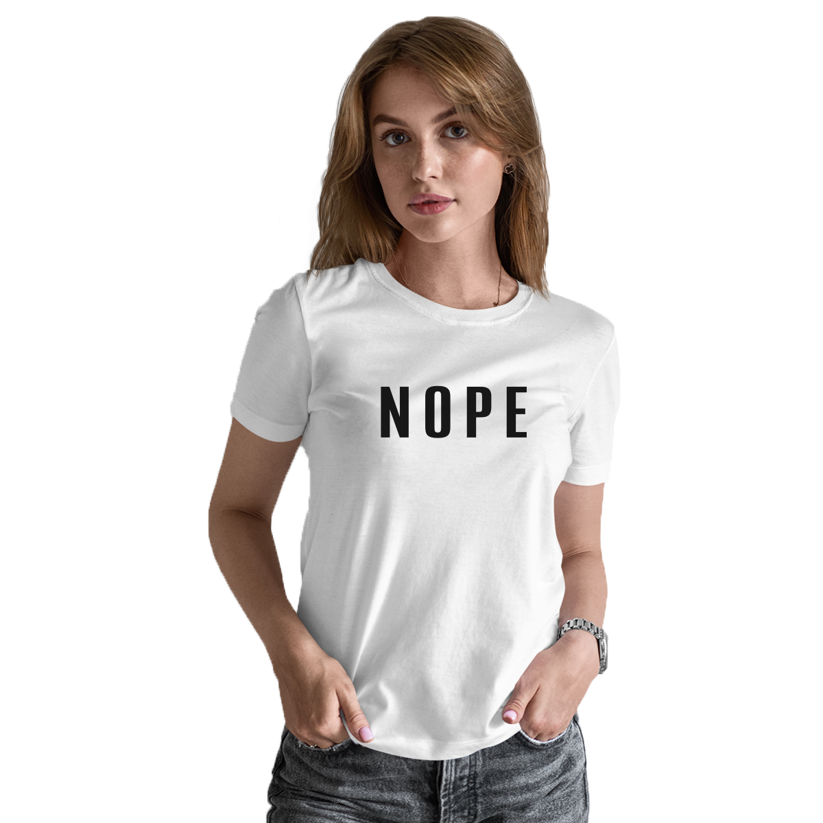 Nope Women's T-shirt | White