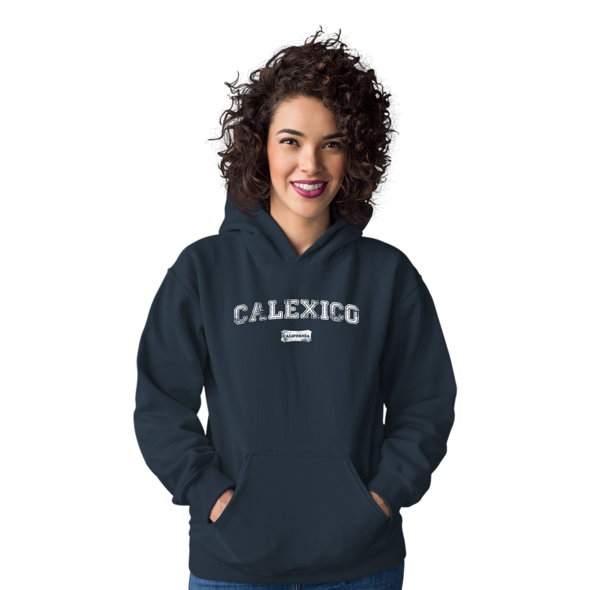 Calexico Represent Unisex Hoodie | Navy