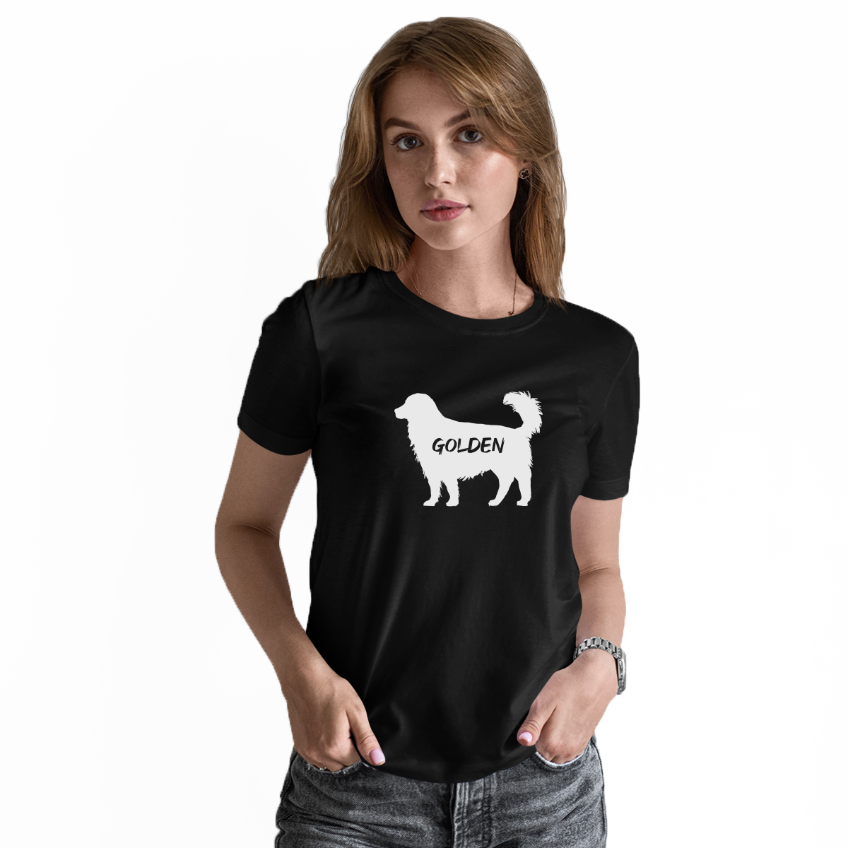 Golden Retriever  Women's T-shirt | Black