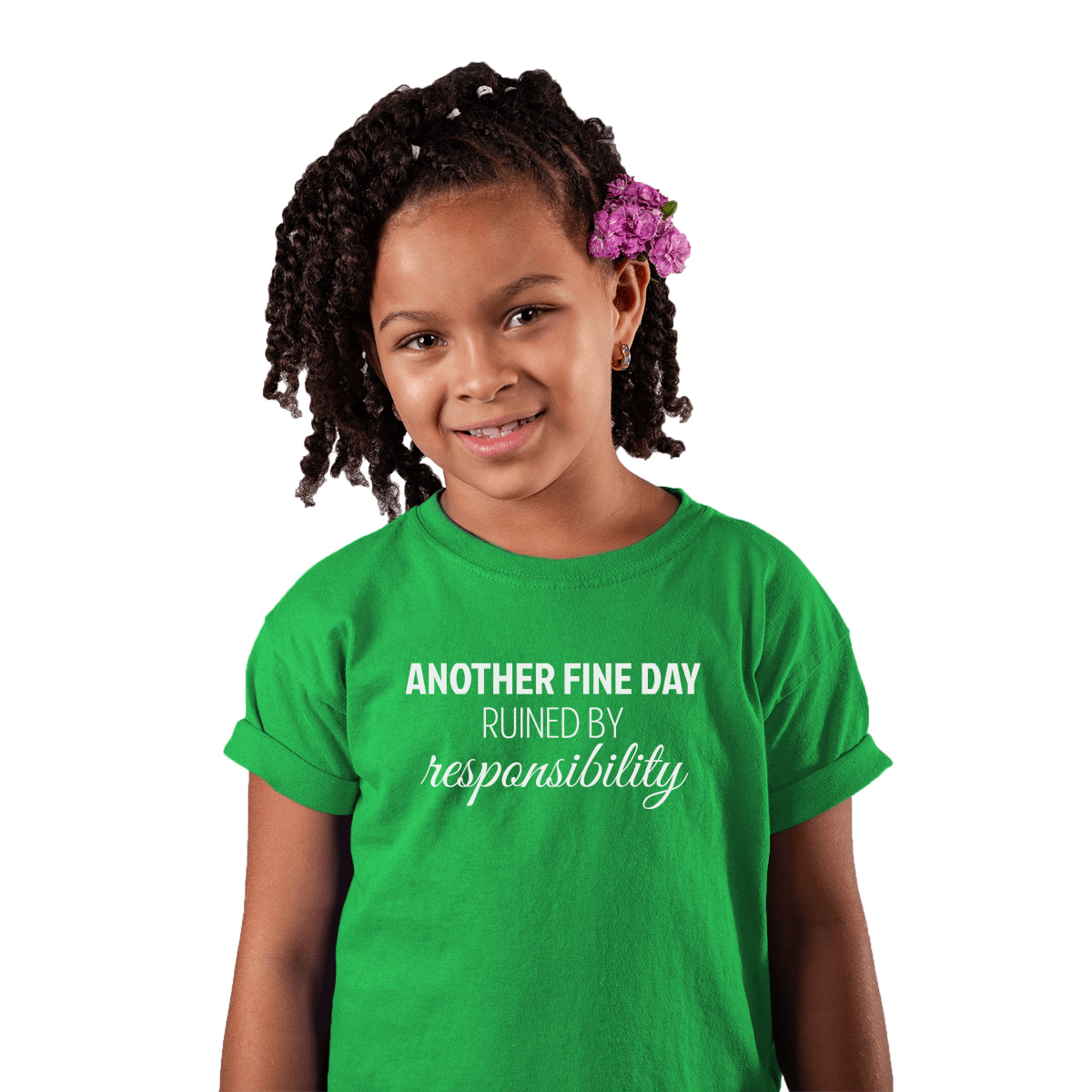 Another Fine Day Kids T-shirt | Green