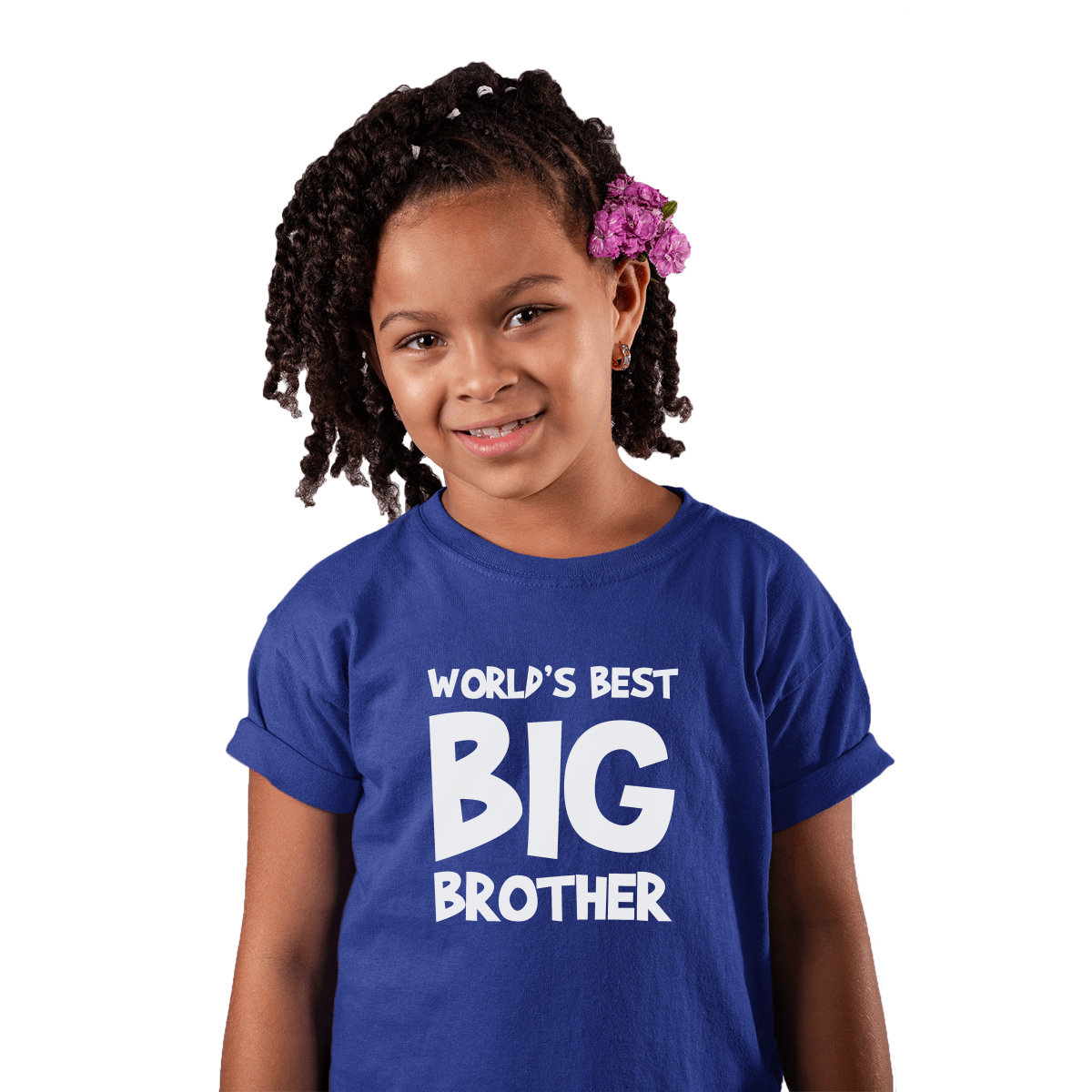 World's Best Big Brother Kids T-shirt | Blue