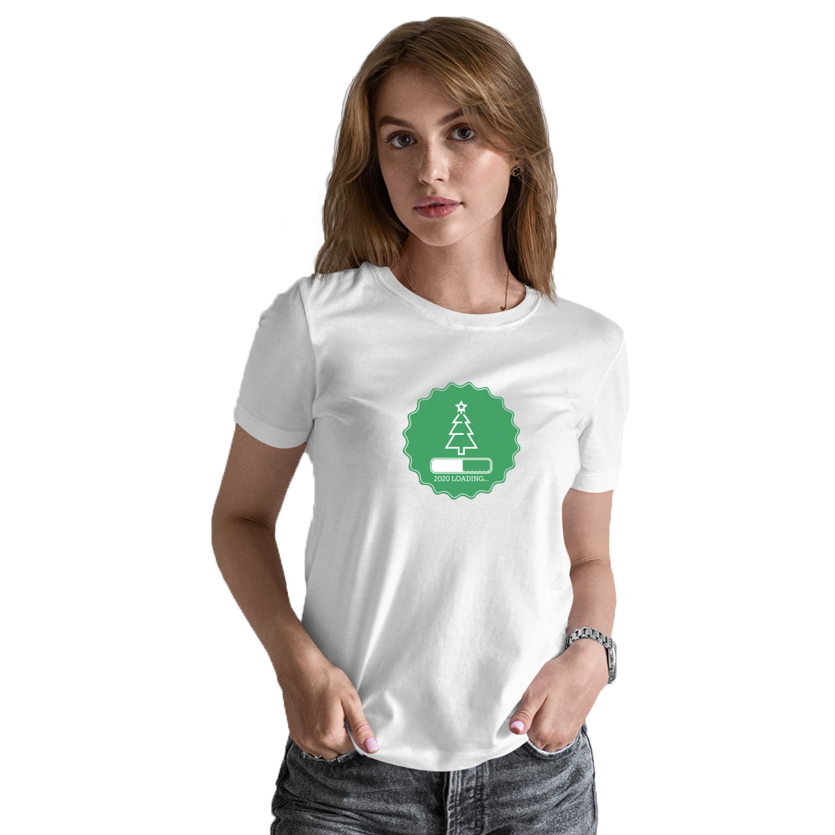 2021 Loading Women's T-shirt | White