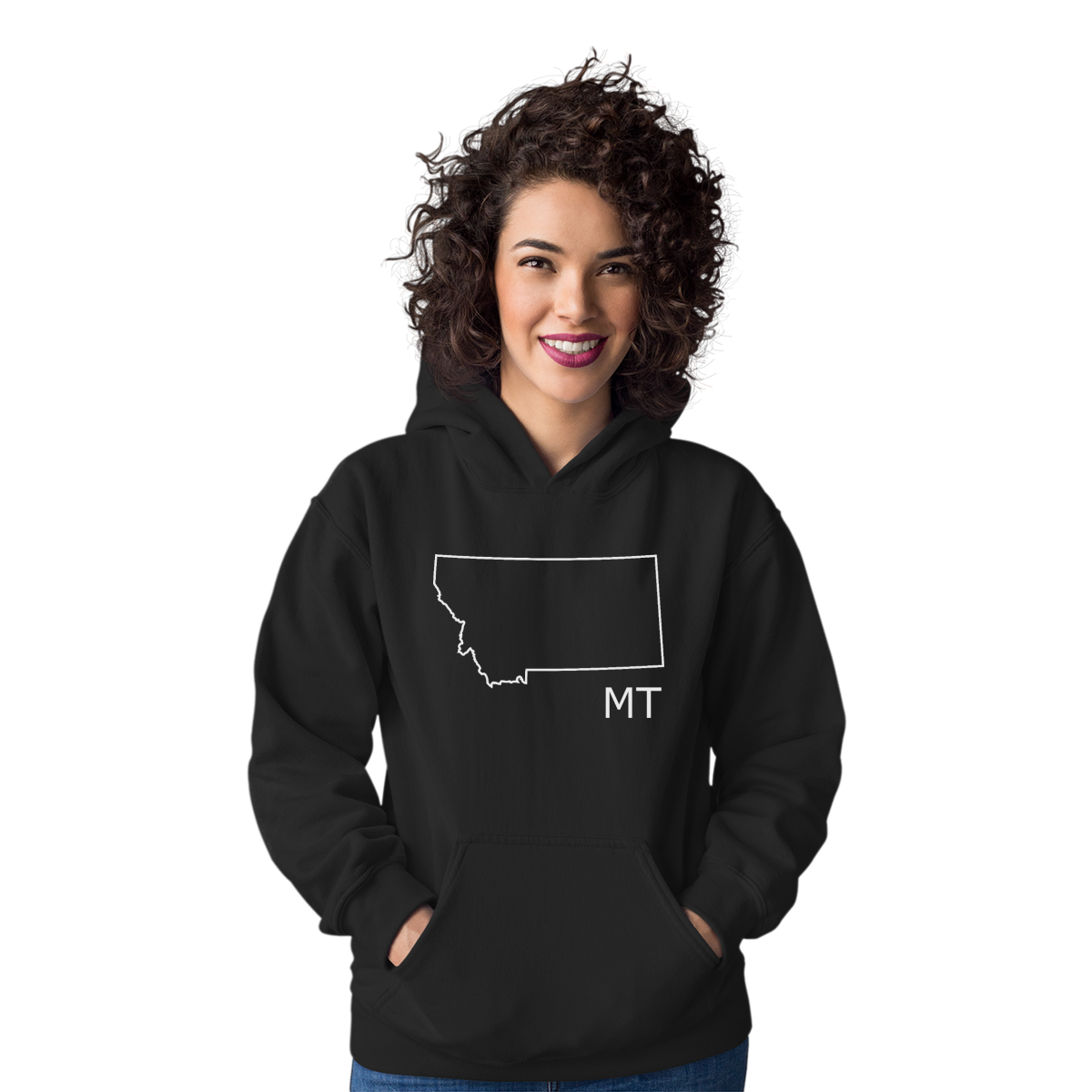 Montana Unisex Hoodie | Black