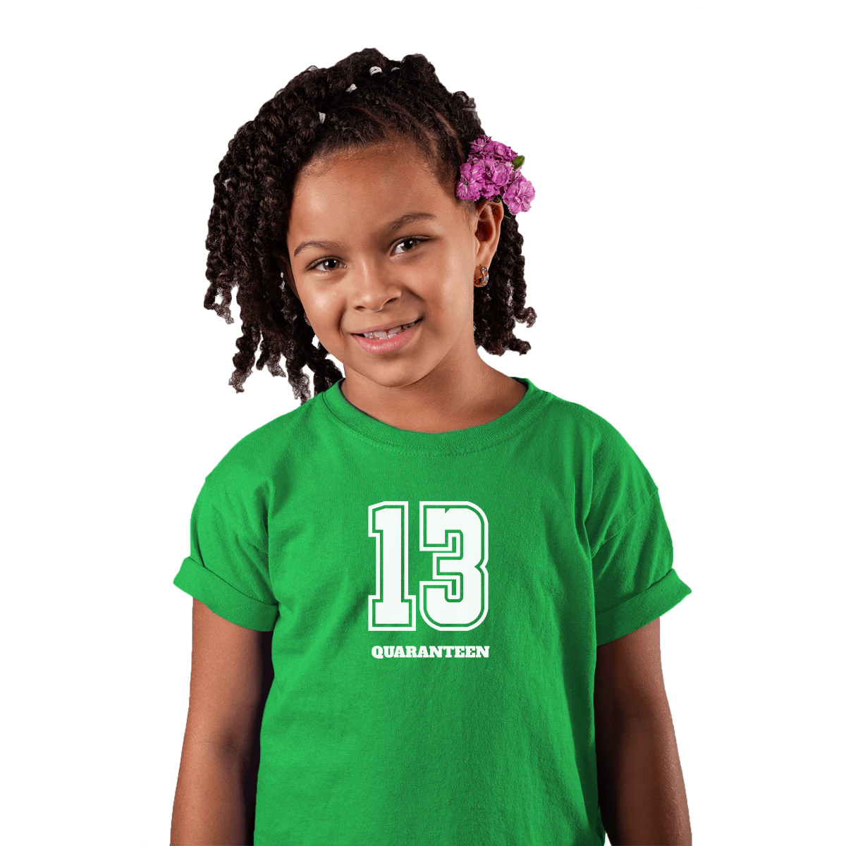 13 QUARANTEEN Kids T-shirt | Green