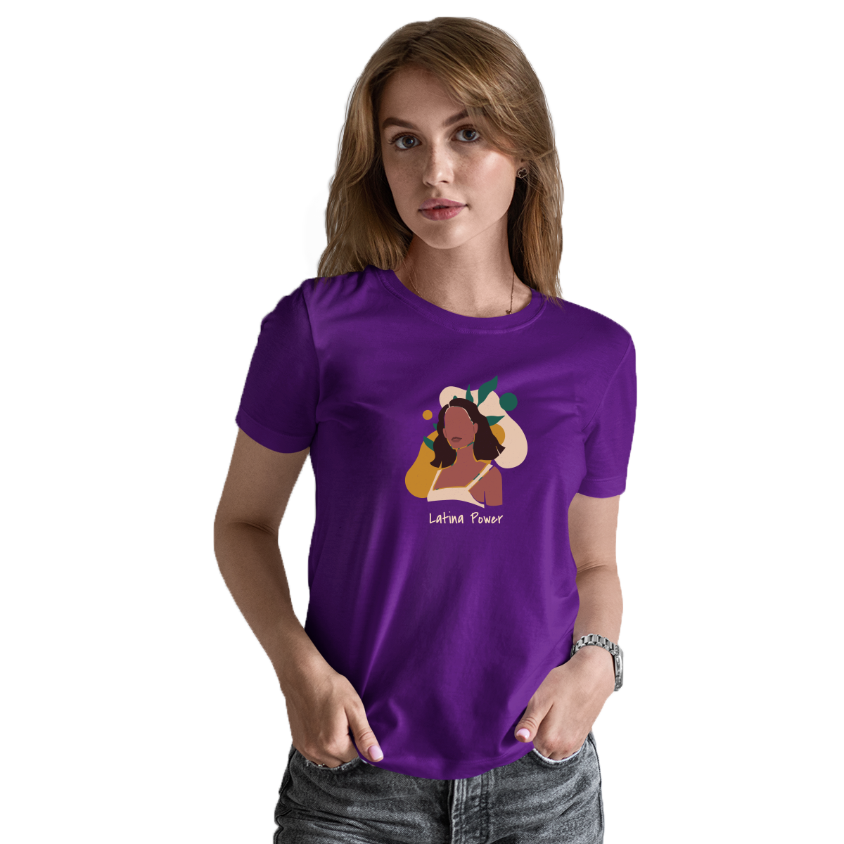 Latina Power Women's T-shirt | Purple