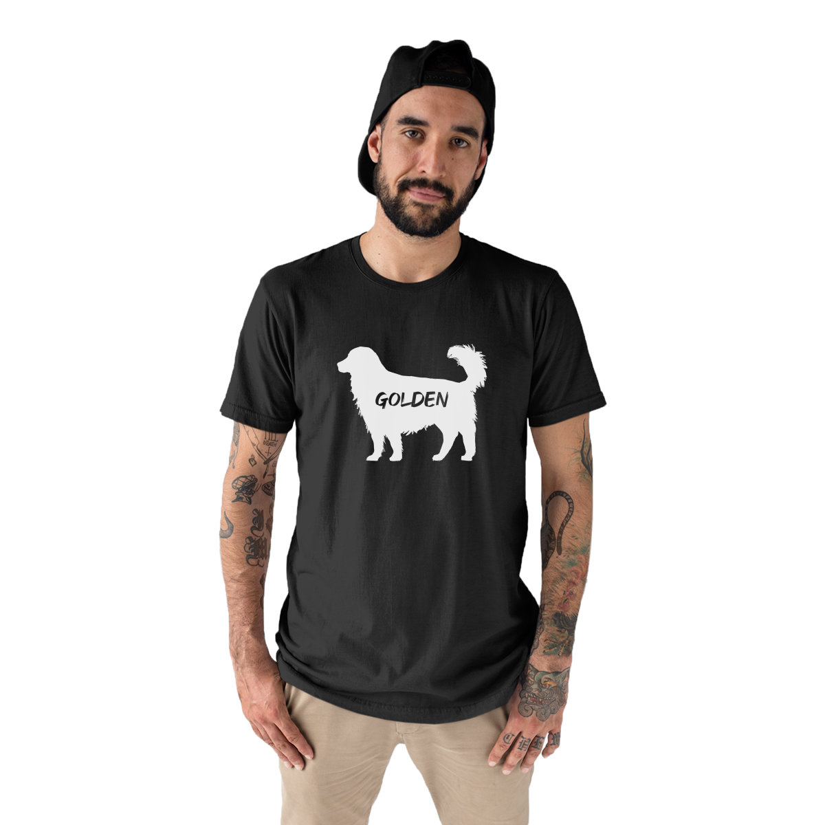 Golden Retriever  Men's T-shirt | Black