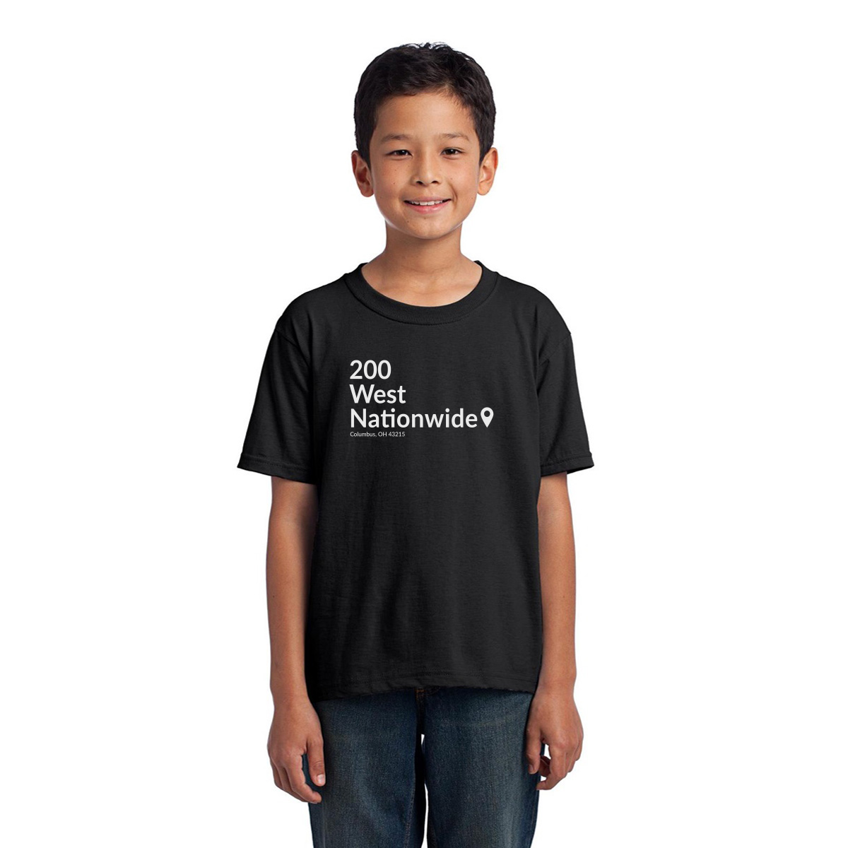 Columbus Hockey Stadium Kids T-shirt | Black