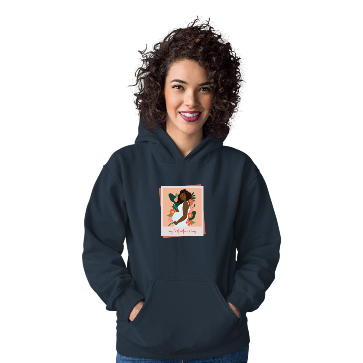 My First Mother's day Unisex Hoodie | Navy