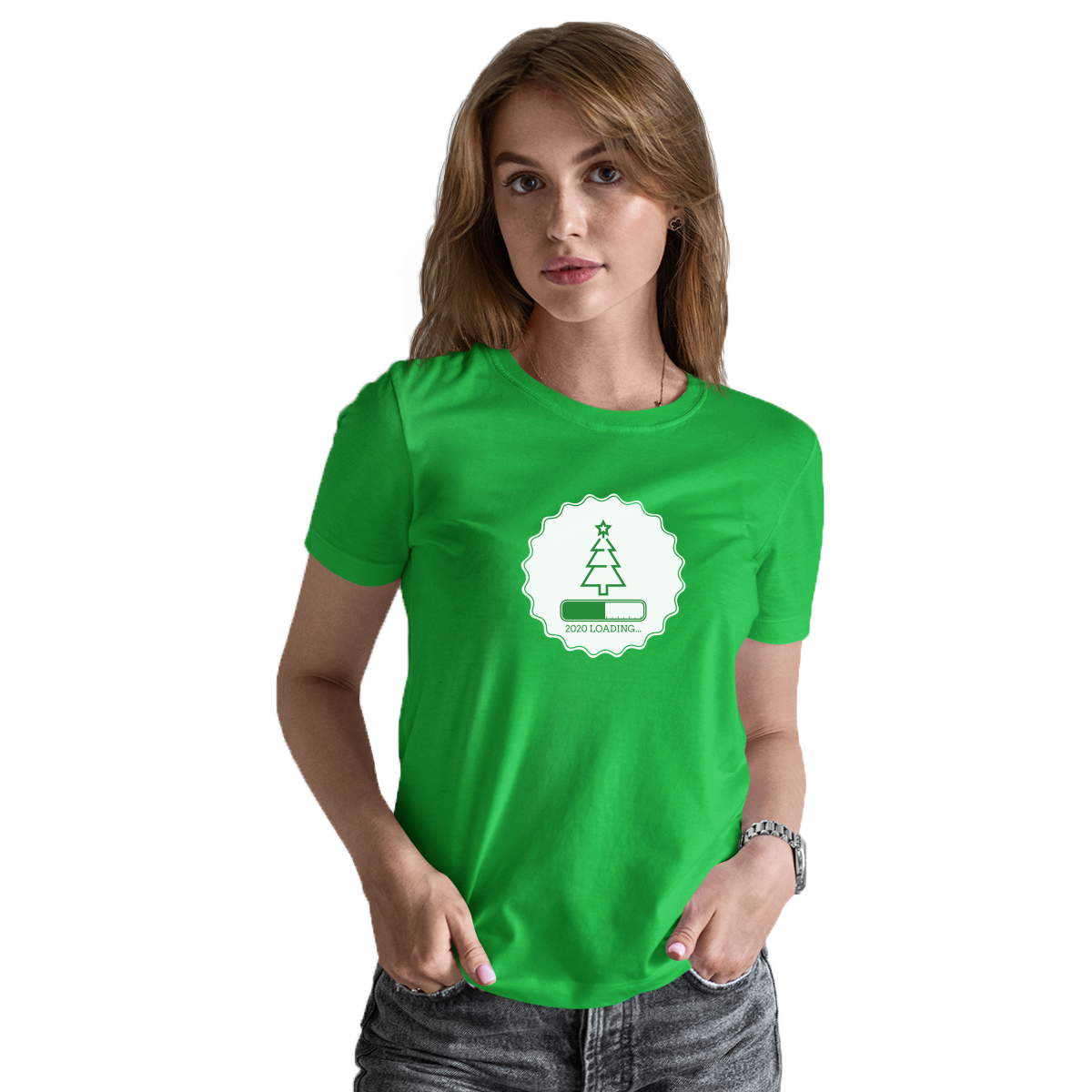 2021 Loading Women's T-shirt | Green