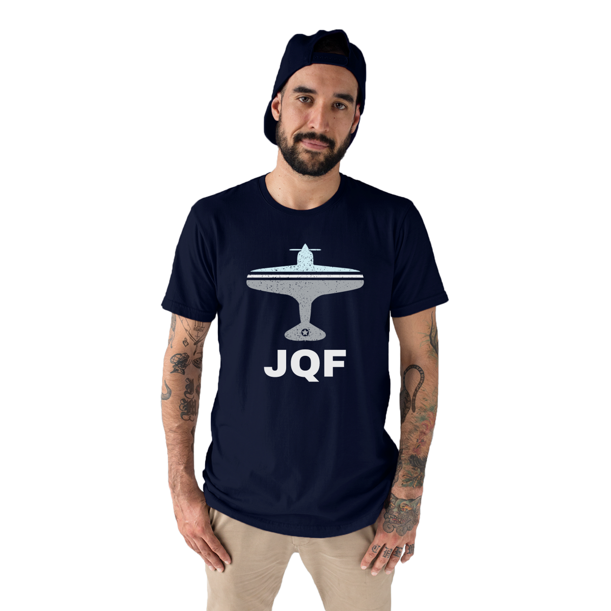 Fly Concord JQF Airport Men's T-shirt | Navy