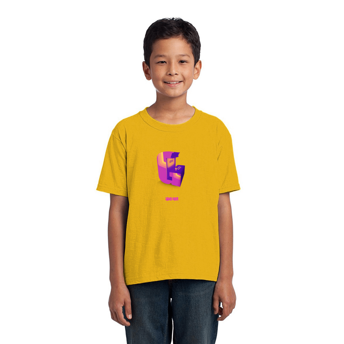 Game Over Kids T-shirt | Yellow