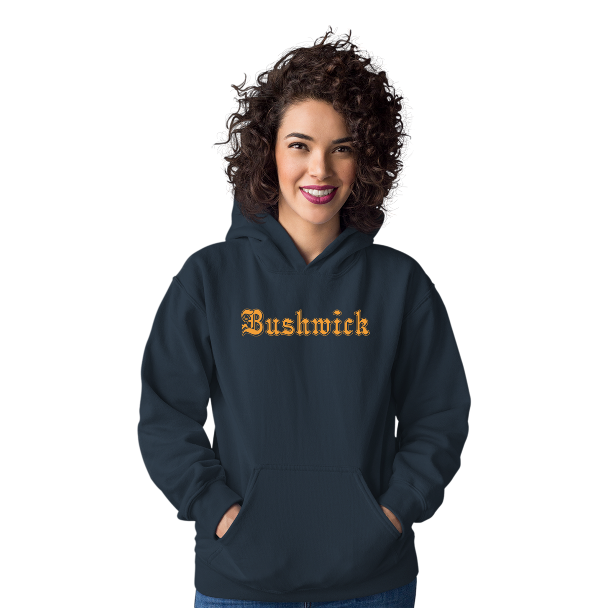 Bushwick Gothic Represent Unisex Hoodie | Navy