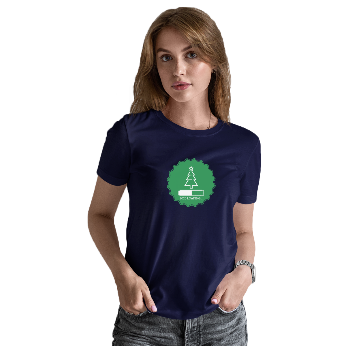 2021 Loading Women's T-shirt | Navy