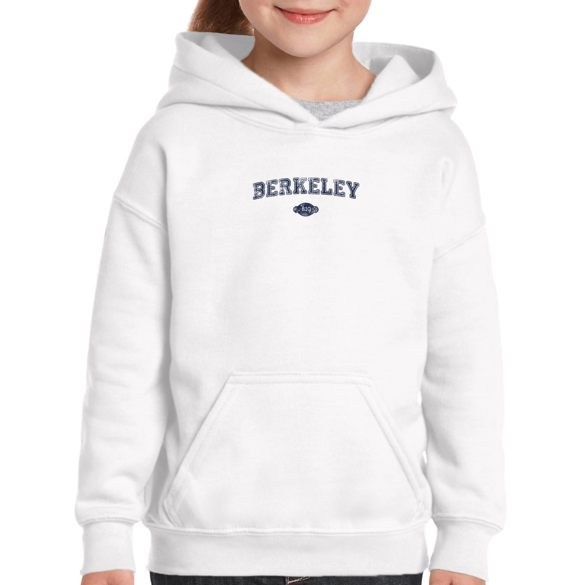 Berkeley 1878 Represent Kids Hoodie | White