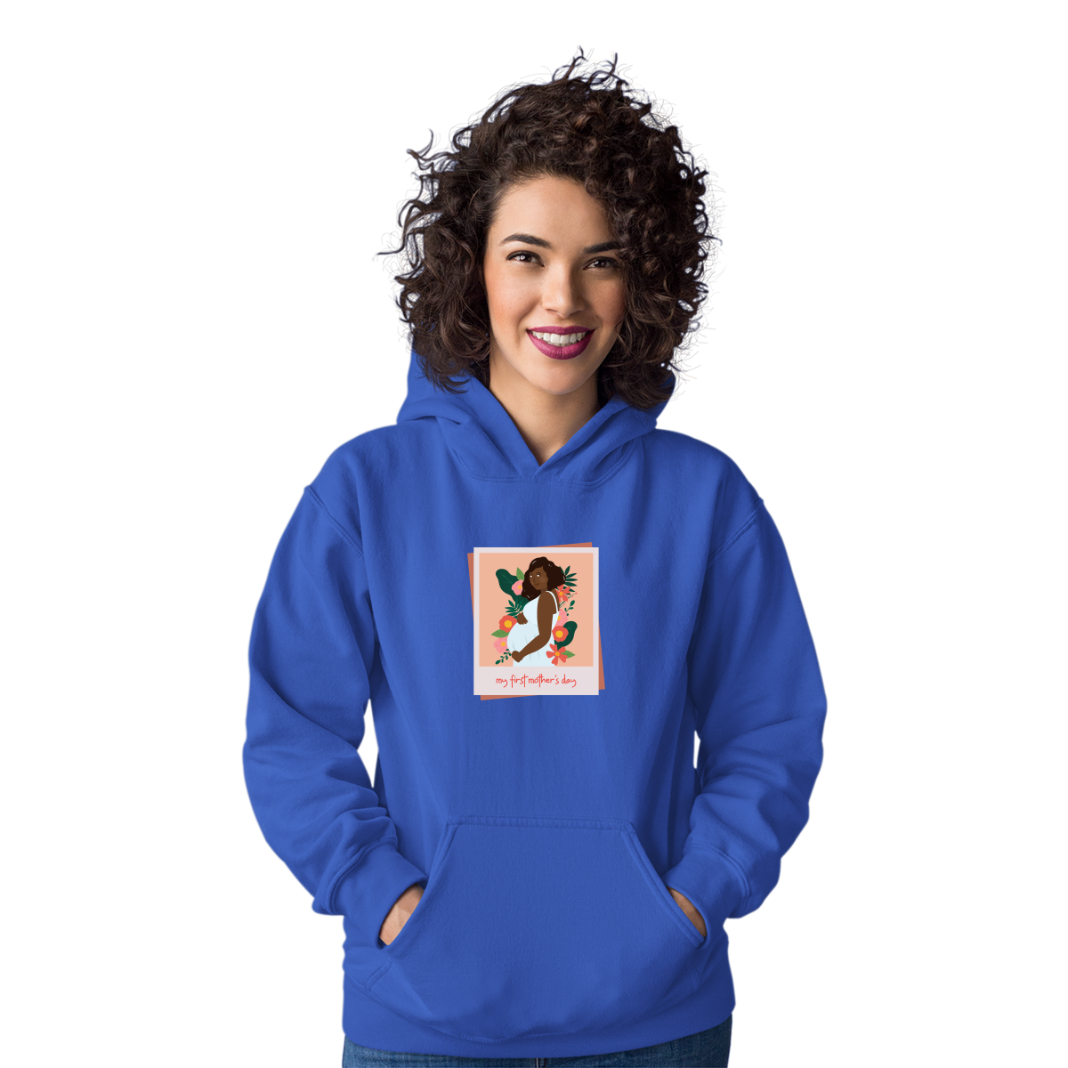 My First Mother's day Unisex Hoodie | Blue