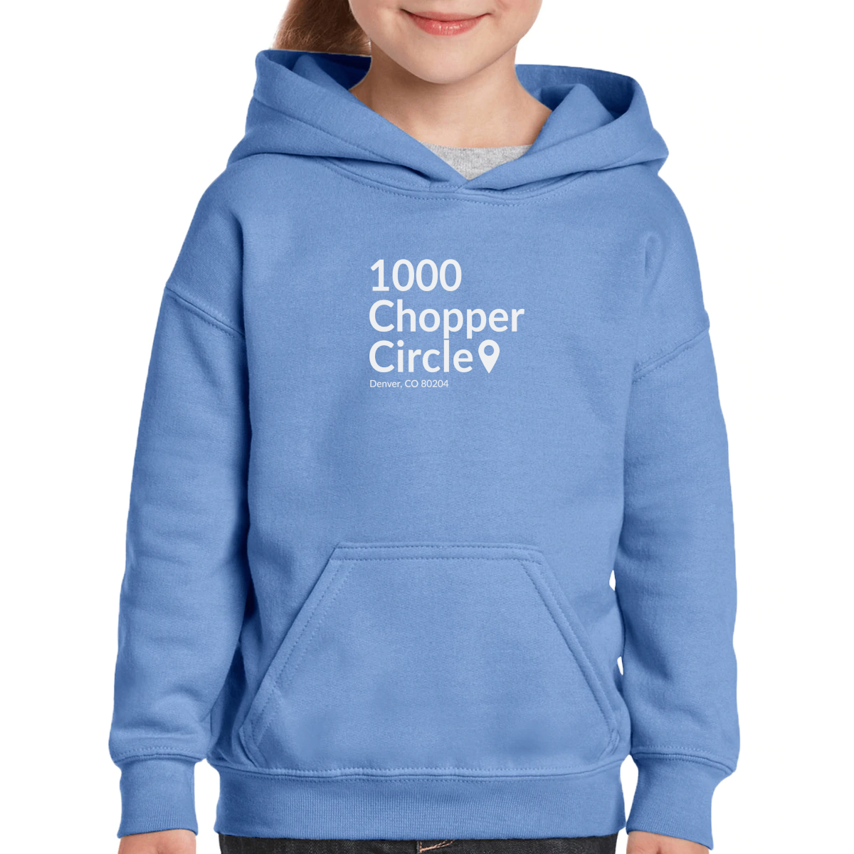 Colorado Hockey Stadium Kids Hoodie | Blue